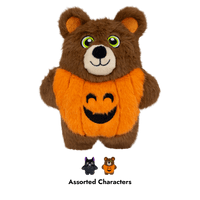KONG Halloween Snuzzles 2026 Bat / Pumpkin Bear Soft Squeaker Dog Toy Plush