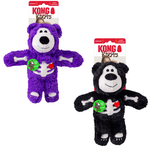 KONG Halloween Wild Knots Skeleton Bear Assorted Md/Lg
