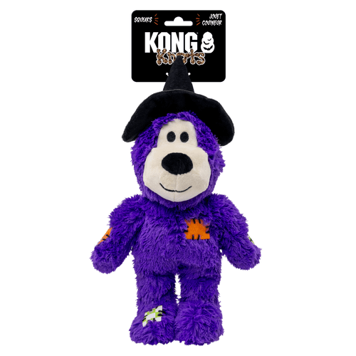 KONG Halloween Wild Knots Witch Bear Purple Med / Large 2026