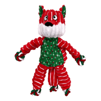 KONG Holiday Floppy Knots Fox Sm/Md Dog Christmas Toy '24