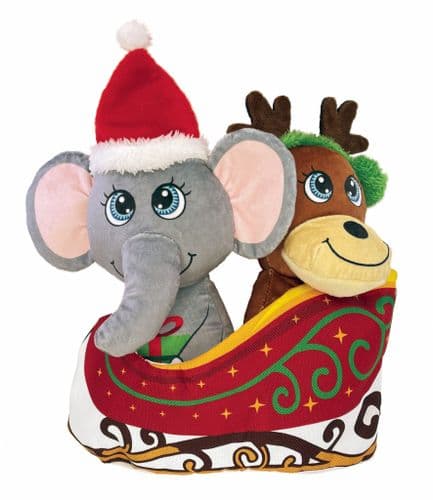 KONG Holiday sleigh 3 toys in 1 Squeaky Crinkle Christmas '22