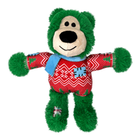 KONG Holiday Wild Knots Bear Festive Jumper Assorted Sm/Md - Md/Lrg Assorted designs '24
