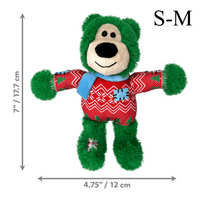 KONG Holiday Wild Knots Bear Festive Jumper Assorted Sm/Md - Md/Lrg Assorted designs '24