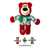 KONG Holiday Wild Knots Bear Festive Jumper Assorted Sm/Md - Md
