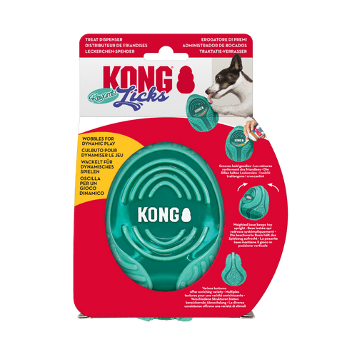 KONG Lick Rewards Egg Strong Large Interactive Enrichment