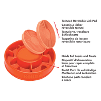 KONG  Licks Mealtime Lg EU Dog Slow Food Bowl Eat - PLMT1E