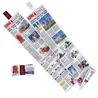 KONG *NEW* Daily Newspaper Crinkle Squeaker 3 Foot Long
