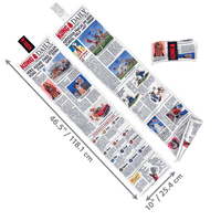 KONG *NEW* Daily Newspaper Crinkle Squeaker 3 Foot Long