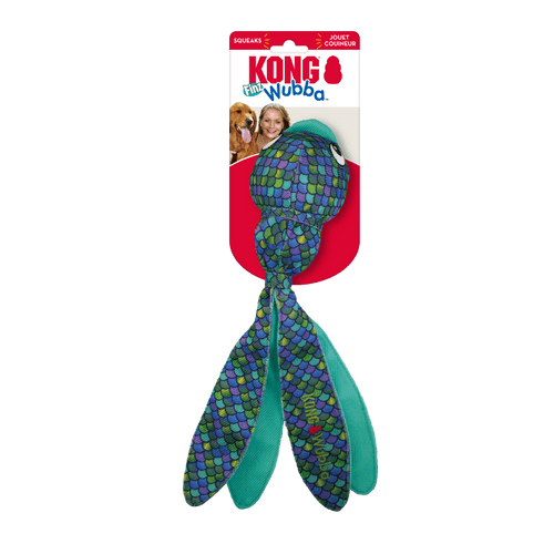 KONG Wubba Finz Blue Small