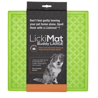 LARGE BUDDY Lickimat Dog Puppy Lick Mat Treat Boredom Buster Dogs & Puppies