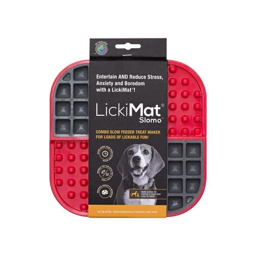 Licki mat Slomo Dog Lick Treat Mat for dry and Raw food