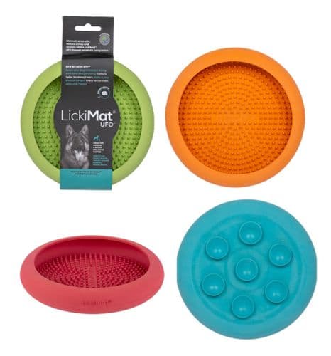 LickiMat® UFO - Dog Lick Mat with suction cups