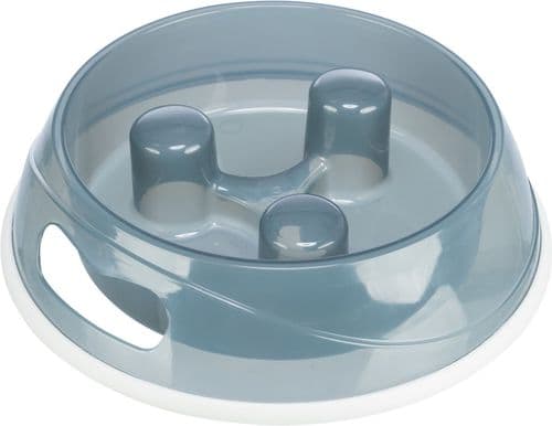 Medium Slow Feed stop gobble Dog Food Bowl food size 23cm