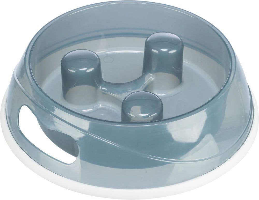 Medium Slow Feed stop gobble Dog Food Bowl food size 23cm