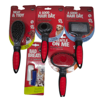 Mikki Dog Grooming 5 Piece Kit Bundle Puppy Cat Pet Brushes Slicker Clearance