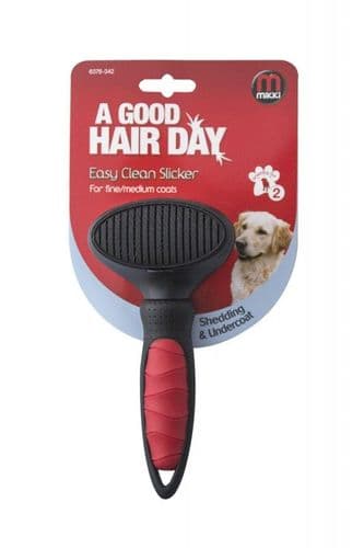Mikki Easy Clean Slicker Grooming Brush