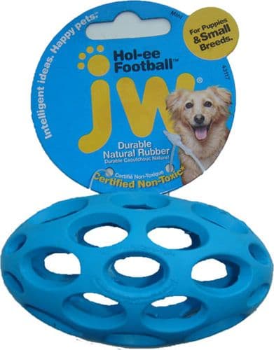 Mini Hol-ee Football / Rugby Ball Dog Toy (For Puppies & Small Breeds)
