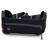 Multi Pocket Sport Bum Bag Belt Black - Great Quality
