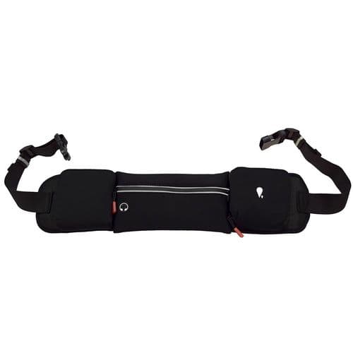 Multi Pocket Sport Bum Bag Belt Black - Great Quality