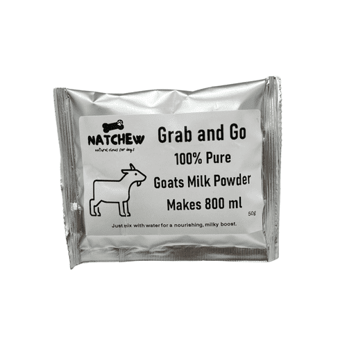 Natchew Grab and Go Goats Milk Powder Sachet Makes 800ml