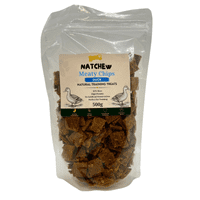 Natchew Meaty Chips 500g - Dog Training Treat - Resealable Bag