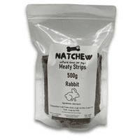 Natchew Meaty Strips Goose Lamb Venison Rabbit - Dog Training Treat 500g
