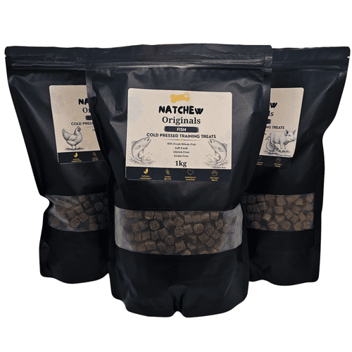 Natchew Originals Soft Training Treats 1kg Poultry Jerky Fish Dog Pup High Value Reward Treat