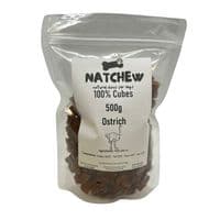 Natchew Pure 100% Training Cubes - Rabbit Chicken Beef Duck Boar Venison Lamb Tuna Ostrich - 500g