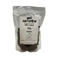 Natchew Pure 100% Training Cubes - Rabbit Chicken Beef Duck Boar Venison Lamb Tuna Ostrich - 500g