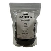 Natchew Pure 100% Training Cubes - Rabbit Chicken Beef Duck Boar Venison Lamb Tuna Ostrich - 500g