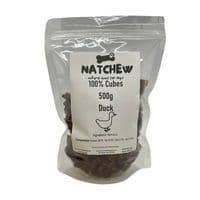 Natchew Pure 100% Training Cubes - Rabbit Chicken Beef Duck Boar Venison Lamb Tuna Ostrich - 500g