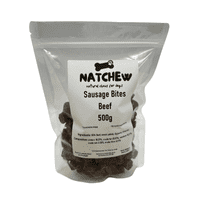 Natchew Sausage Bites Training Dog Treat - Lamb Beef Black Pudding Pork