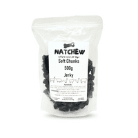 Natchew  SOFT CHUNKS  Dog Training Treat 500g - Jerky / Fish