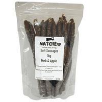 Natchew Soft Sausages 1kg Dog Training Squishy Sausage