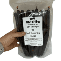 Natchew Soft Sausages 1kg Dog Training Squishy Sausage