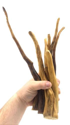 Natural Chew Buffalo Tail White 100% Beef High in Protein approx 25cm +