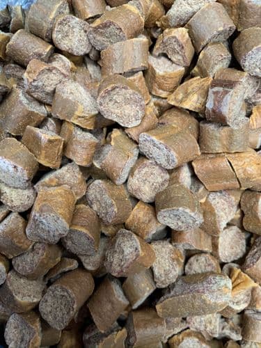 NATURAL TREATS Bite Size Sausage Training Slices Treats - CHICKEN & CHEESE - 1KG - Grain Free