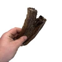 NATURAL TREATS Deer Venison Hide Skin Lengths with fur 15-30cm