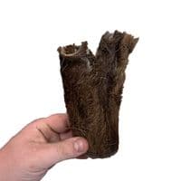 NATURAL TREATS Deer Venison Hide Skin Lengths with fur 15-30cm