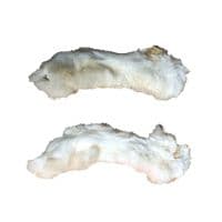 NATURAL TREATS Hairy Furry Rabbits Feet - 100% Natural