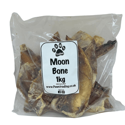 NATURAL TREATS Moon Bone - Natural Dog Chew - Beef Cartlidge