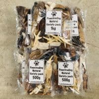 NATURAL TREATS Pawstrading Dog Chew Treat Variety Pack