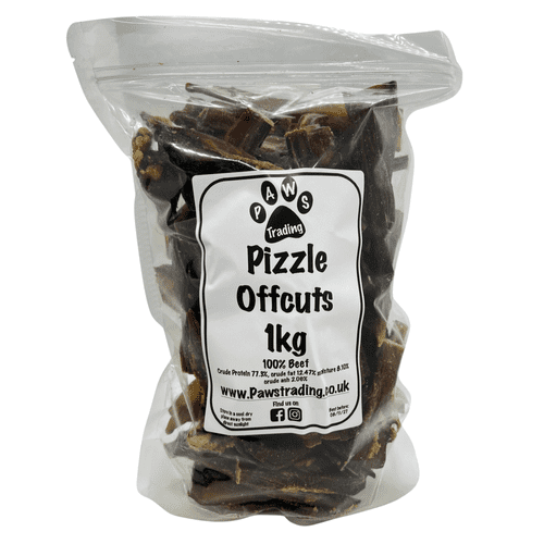 NATURAL TREATS Pizzle Offcuts Pieces Bulls Willy End Cut - Great value