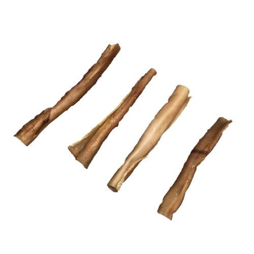 NATURAL TREATS Pork Rind Roll Strips, Pork Skin Chews for Dog 100% Natural Chew Reward 20cm Pieces