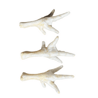 NATURAL TREATS PUFFED CHICKEN FEET - Natural Puff White Foot Dog Food Snack Tasty Pet Treat