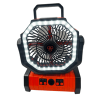 Outdoor Fan 20000mAh Rechargeable Camping Dog Fan With Light Remote Timer Oscillating