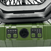Outdoor Fan 20000mAh Rechargeable Camping Dog Fan With Light Remote Timer Oscillating