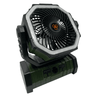 Outdoor Fan 20000mAh Rechargeable Camping Dog Fan With Light Remote Timer Oscillating
