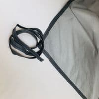 Paws Lightweight Silver Sun Sheet approx 1.5m x 3.0m with useful ties on every corner!