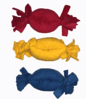 Paws Made Candy Catch Dog Retrieve Play Toy - Multiple colours available